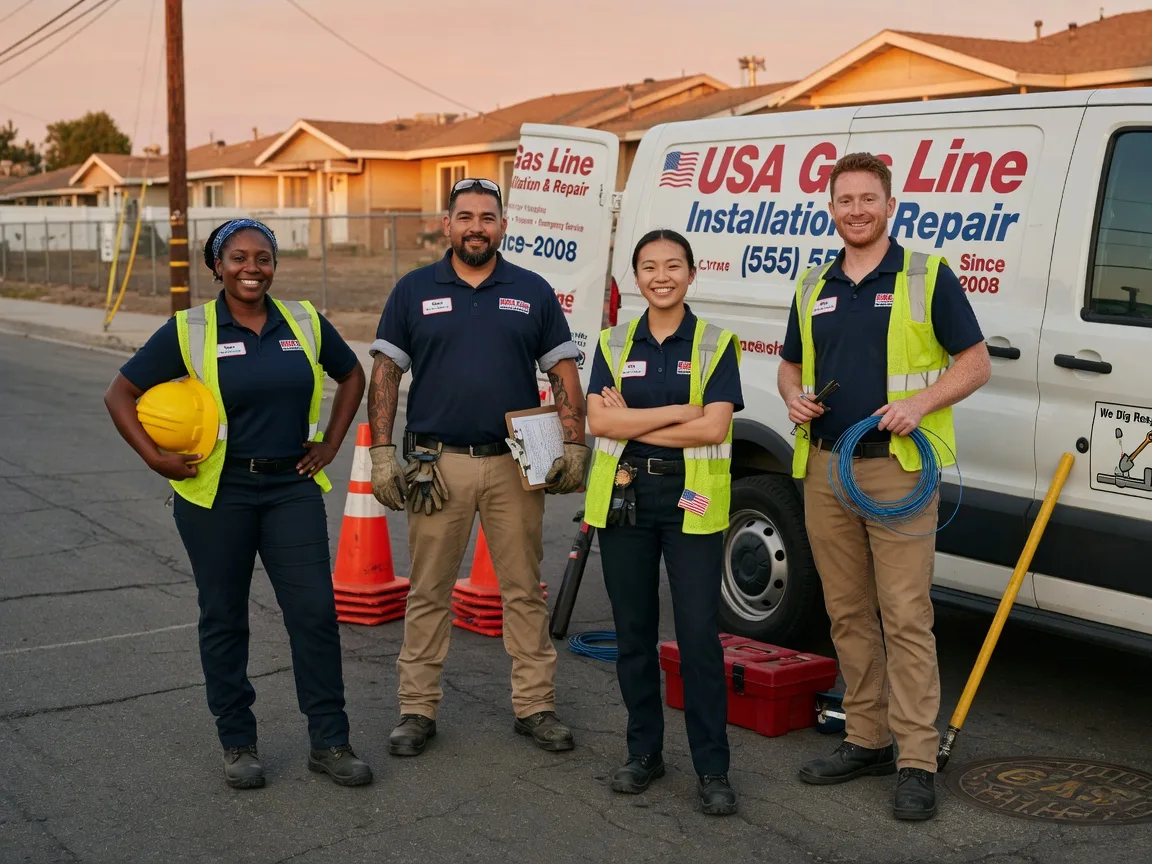Gas Line Installation company in Rice, TX